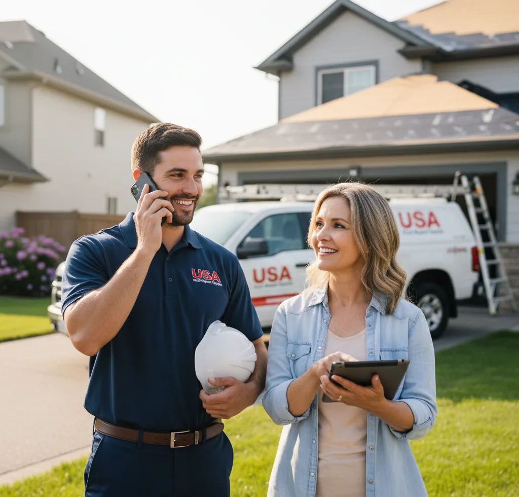 USA Roof Repair Experts customer support in Louisa